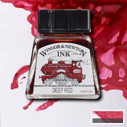 Winsor & Newton Drawing Ink - Deep Red