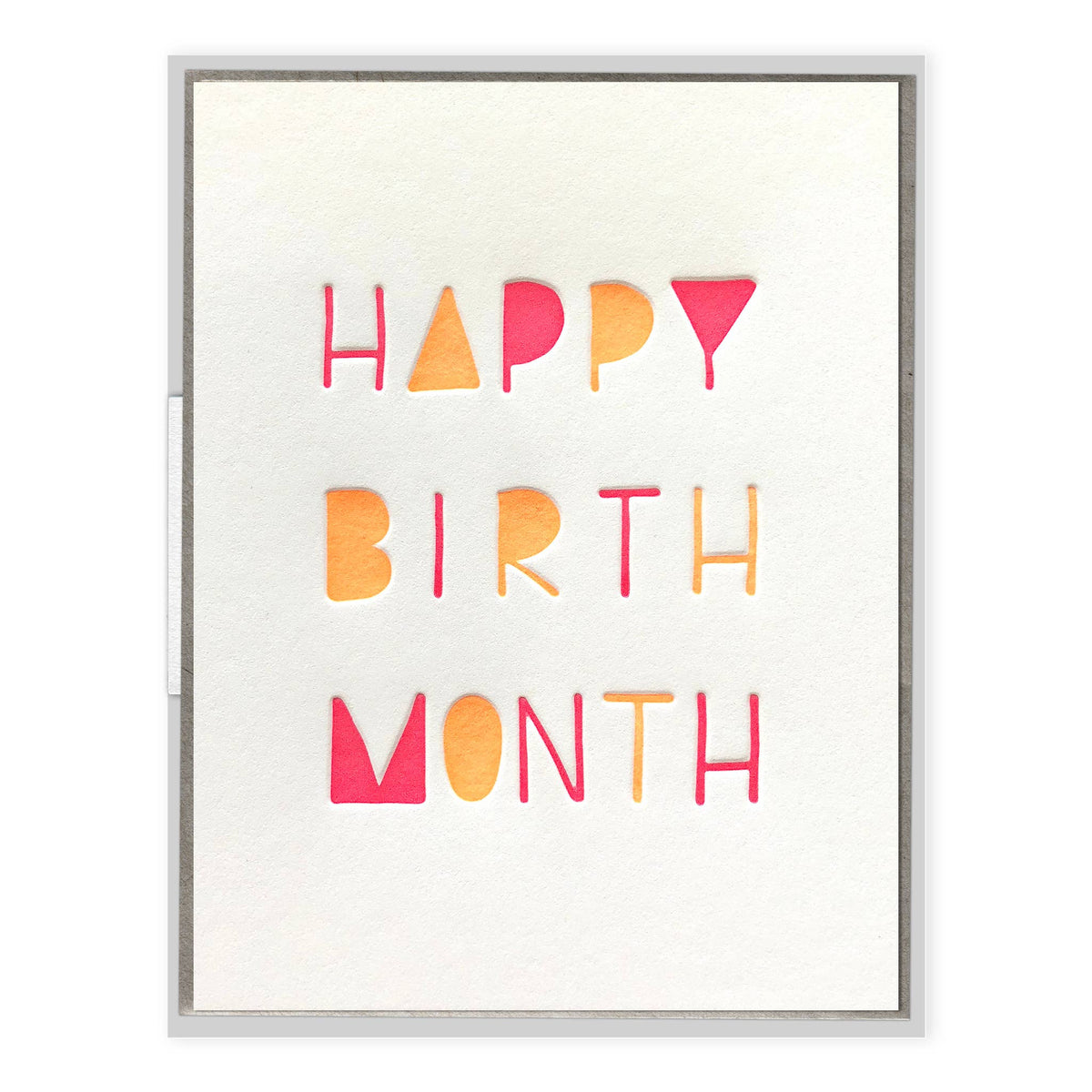 Happy Birth Month - Birthday card