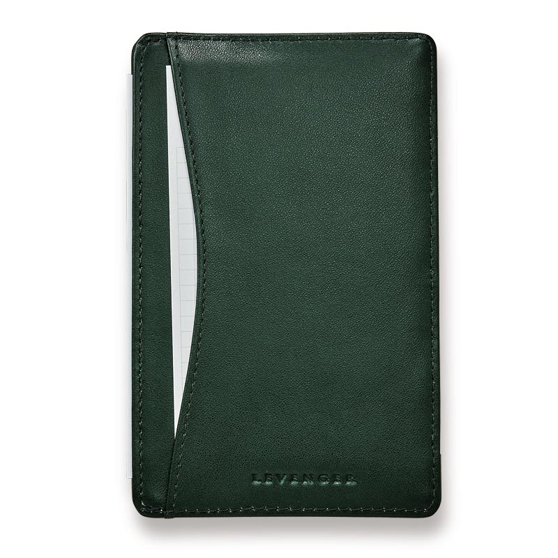 Levenger Pocket Briefcase, Leather 3x5 Note Card Holder