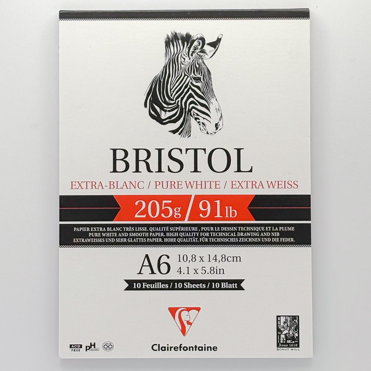 Clairefontaine Bristol Pad Extra White - 4x6