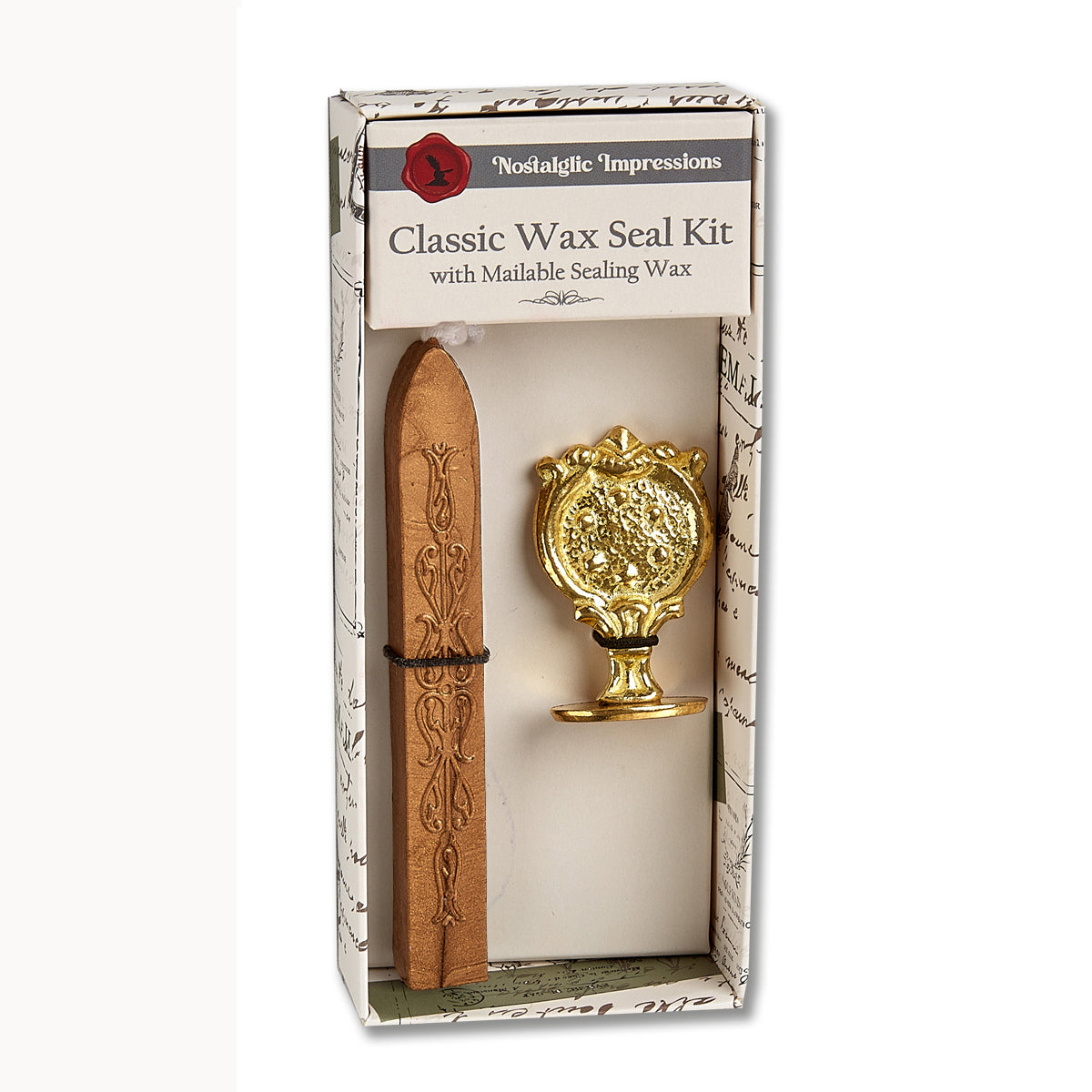 Owl Wax Seal Stamp – Vintage-Style Oval Florentine Brass Stamp with Attached Handle