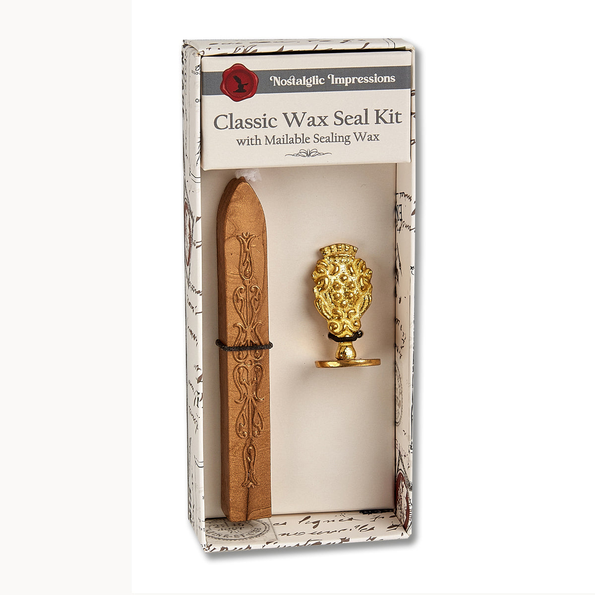 Branch Heart Wax Seal Stamp – Vintage-Style Round Florentine Brass Stamp with Attached Handle