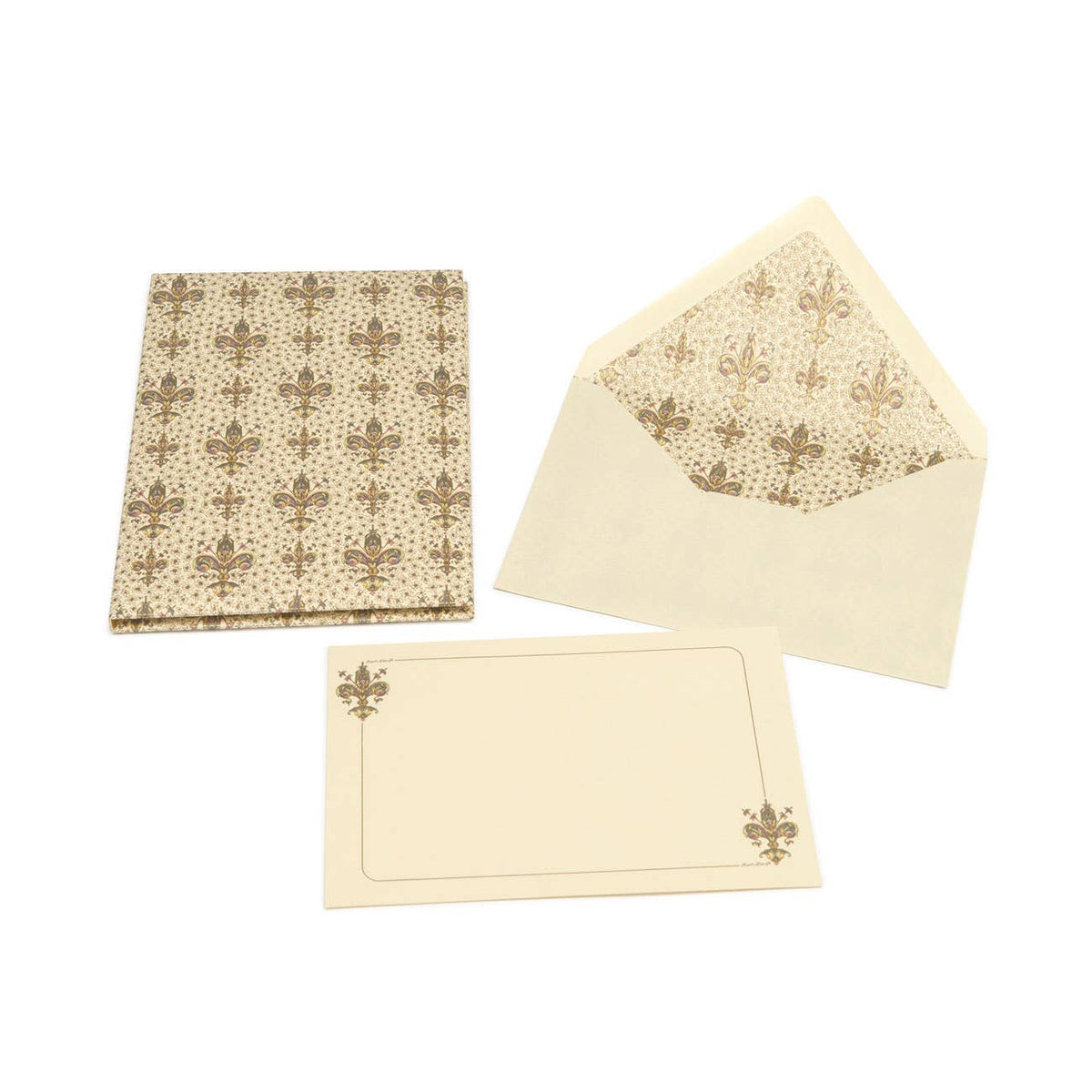 Portfolio Cards Large Size, Note Cards, Italian Stationery: PEACOCK