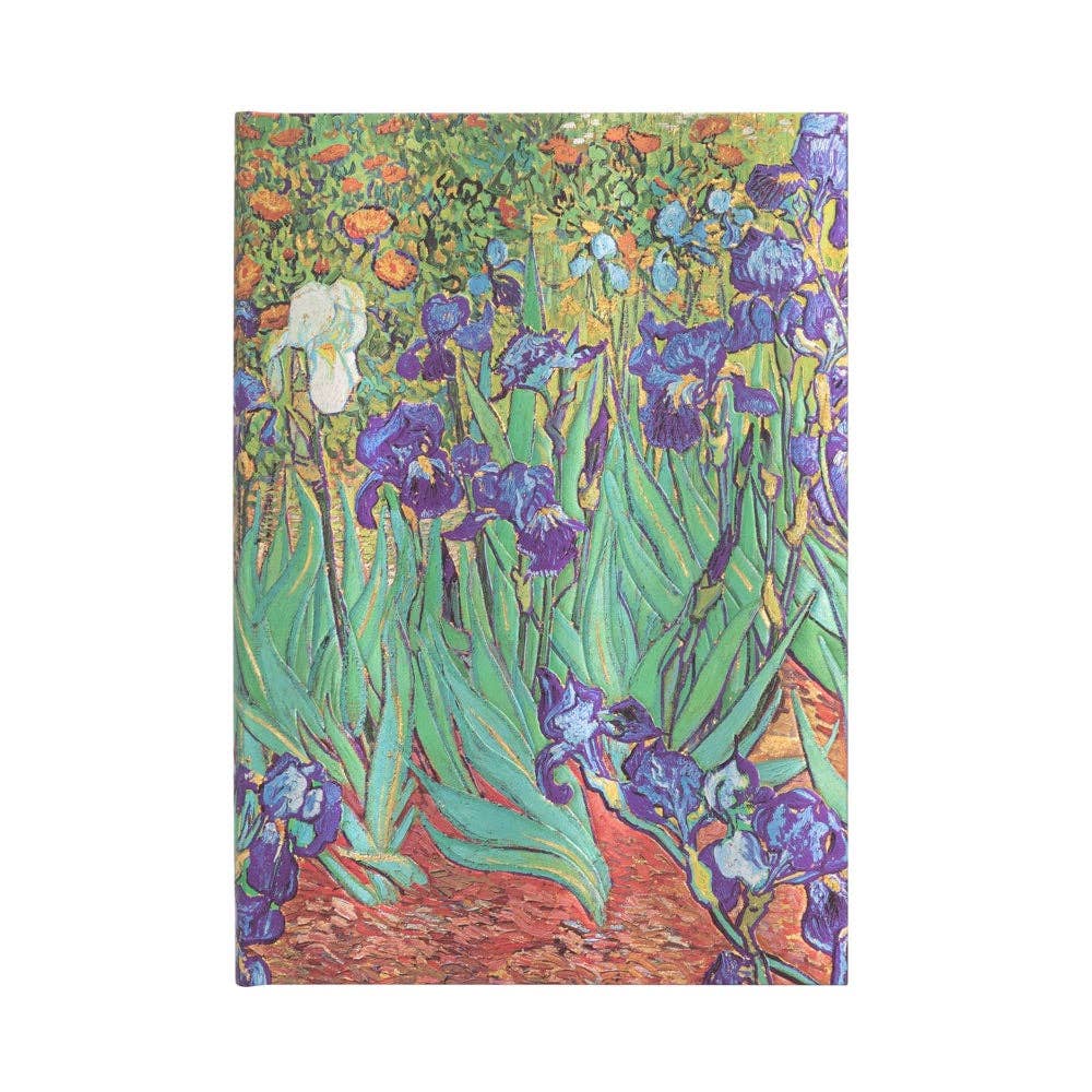 Paperblanks Van Gogh's Irises Hardcover: Midi / Unlined