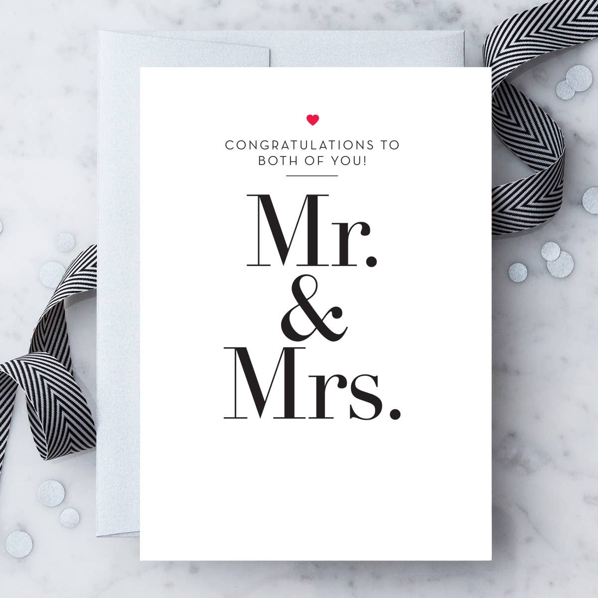 WD20 - "Mr. & Mrs.” Greeting Card