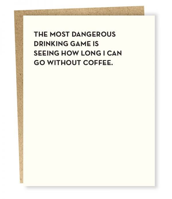 Drinking Game Card