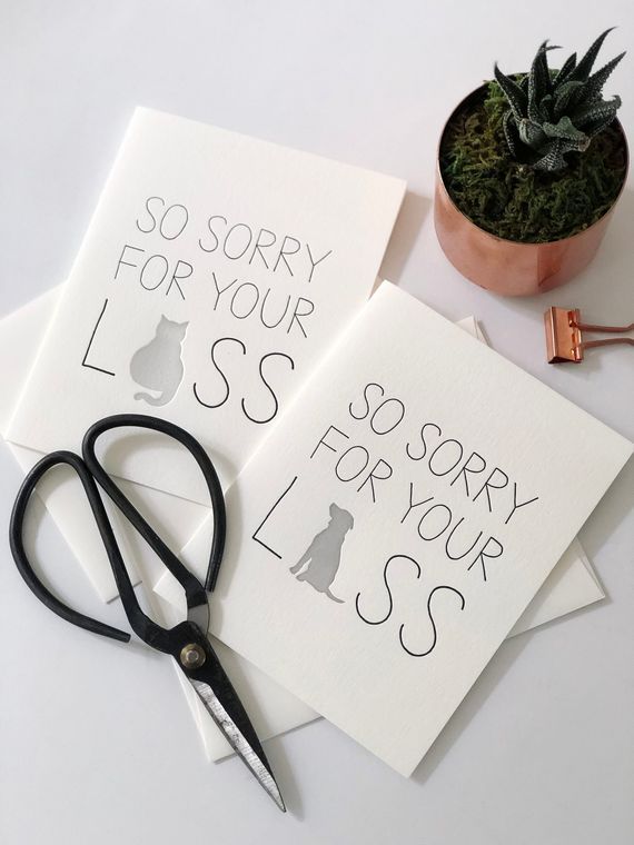 Dog Sympathy - Die Cut