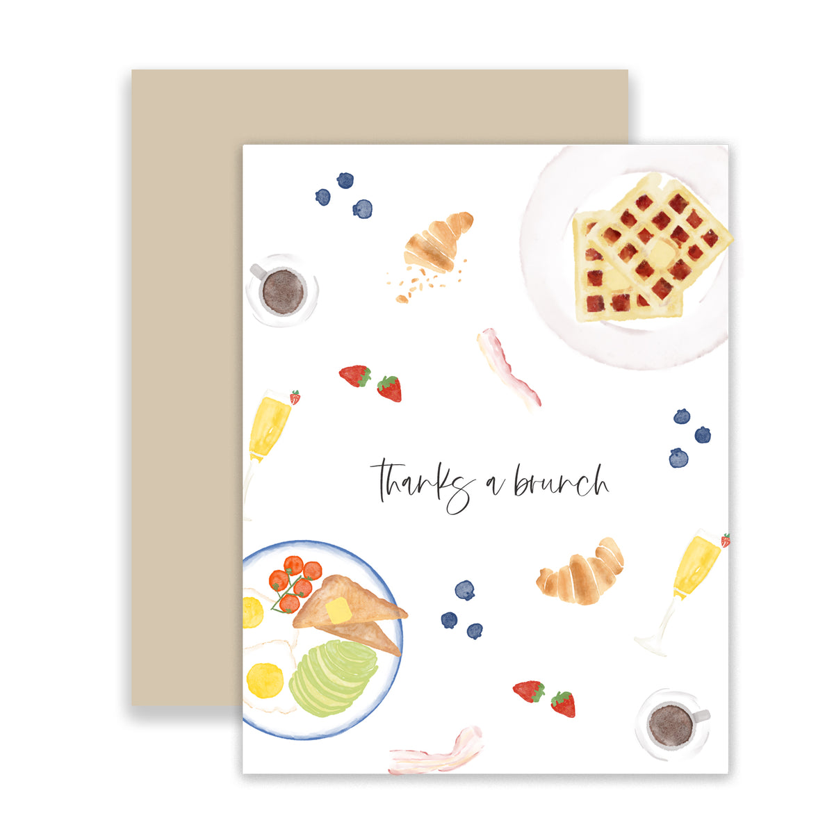 Thanks a Brunch Greeting Card
