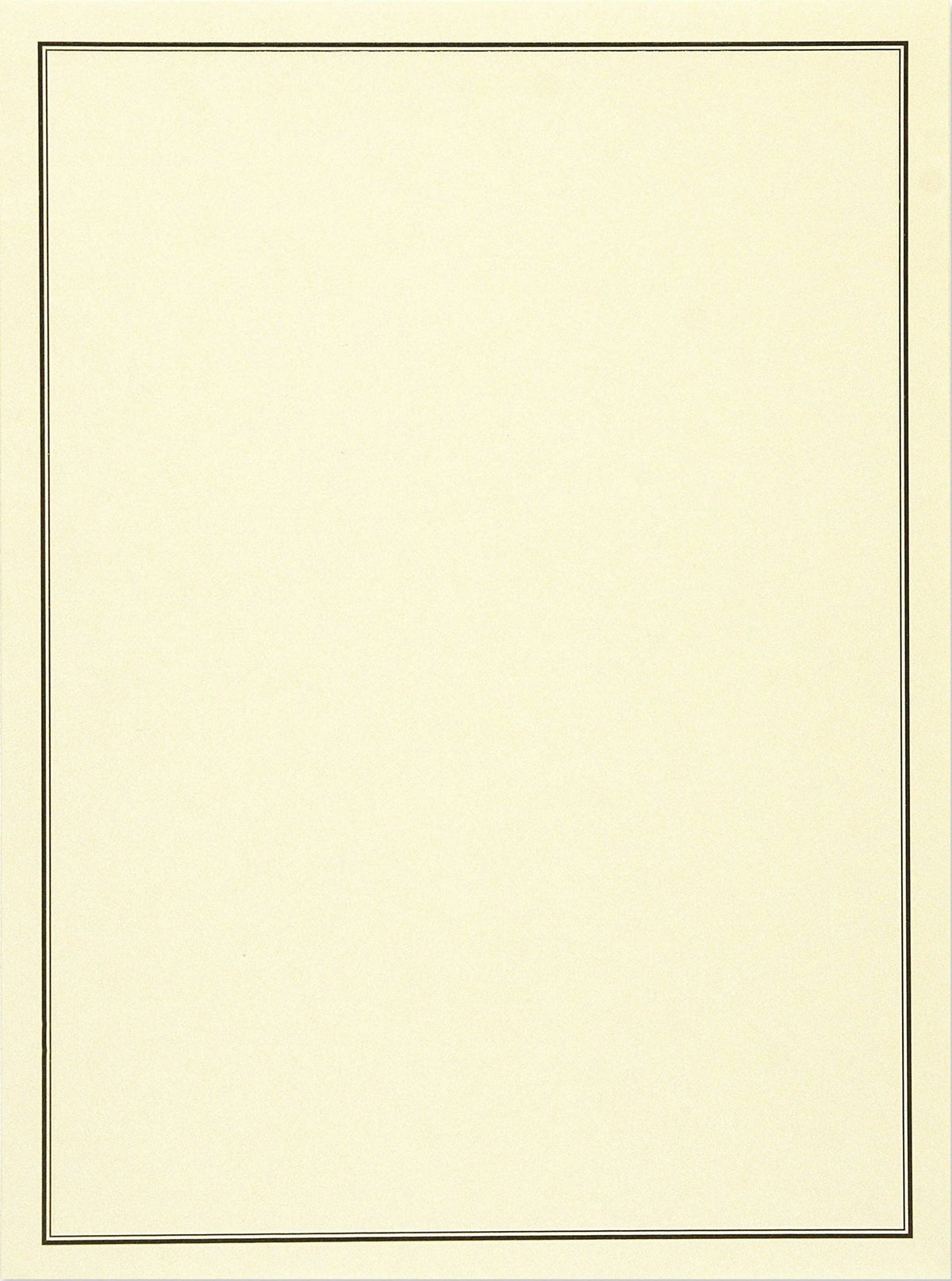 Black & Cream Stationery Set