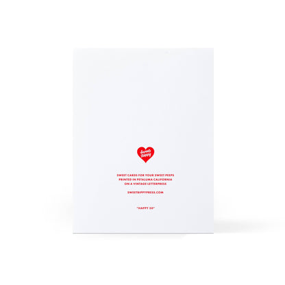 Happy 80 Cake Birthday Card