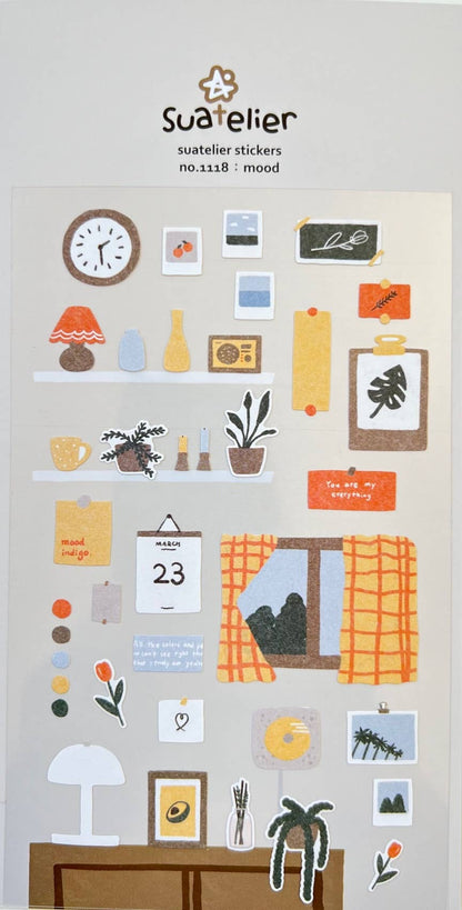 Comfy Home Mood Stickers