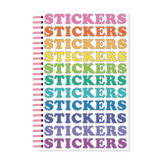 Colorful Reusable Sticker Book