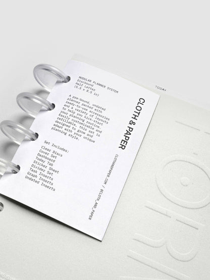 Half Letter - FORMA Modular Planner System