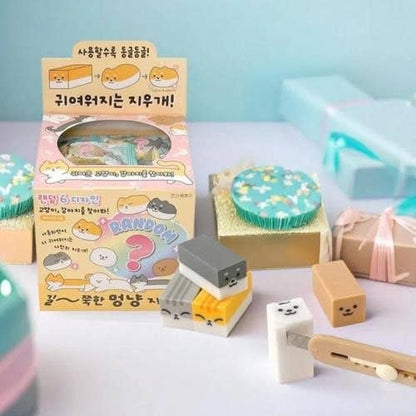 Stretchy Pet Blind Bag Eraser, Dog & Cat