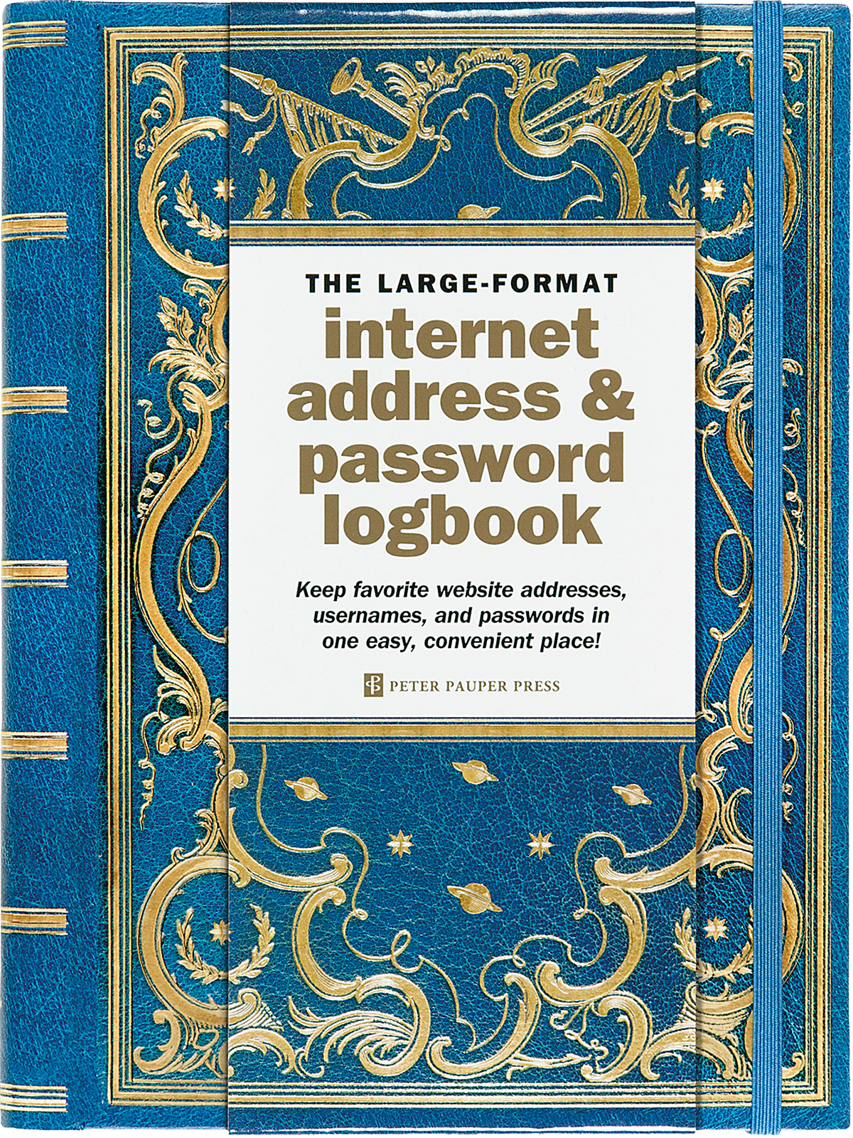 Celestial Large Internet Address & Password Logbook