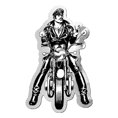 Kake Highway Patrol by Tom of Finland - Die-Cut Sticker