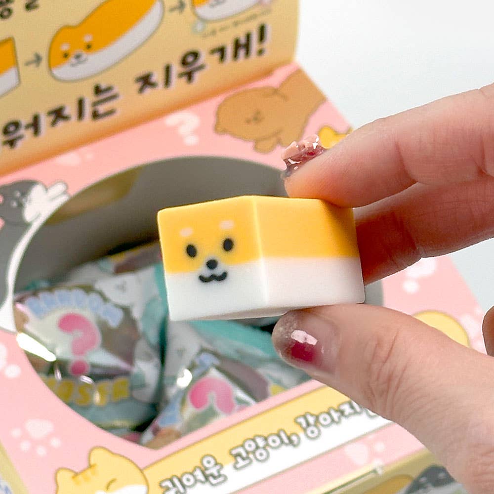 Stretchy Pet Blind Bag Eraser, Dog & Cat