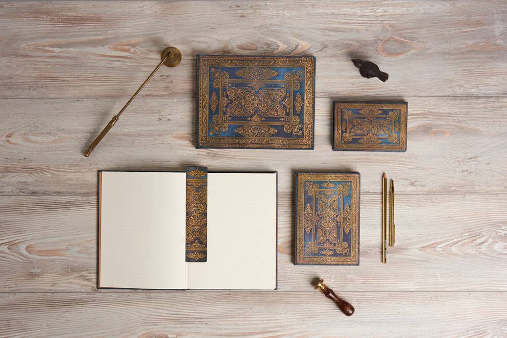 Paperblanks Blue Luxe Hardcover: Mini / Lined