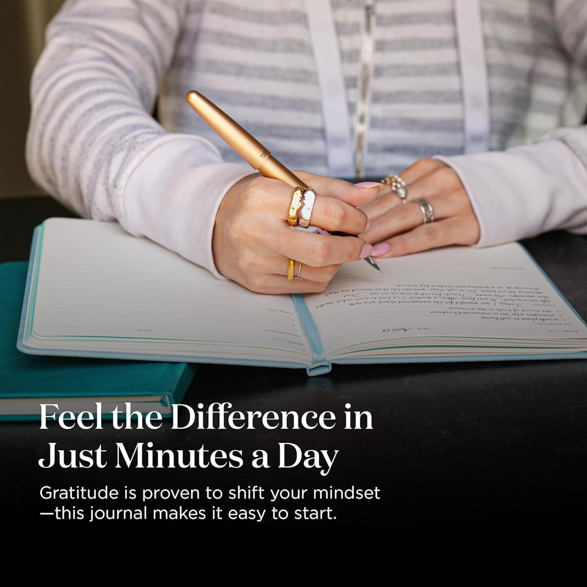 Ink+Volt Daily Gratitude Journal with Inspirational Quotes