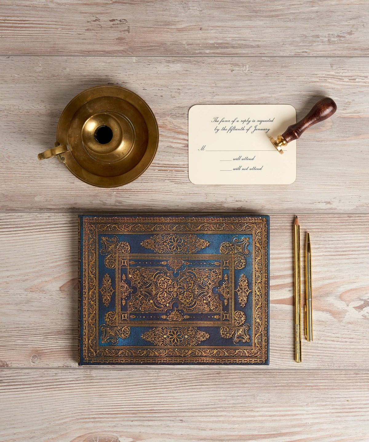 Paperblanks Blue Luxe Hardcover: Midi / Lined