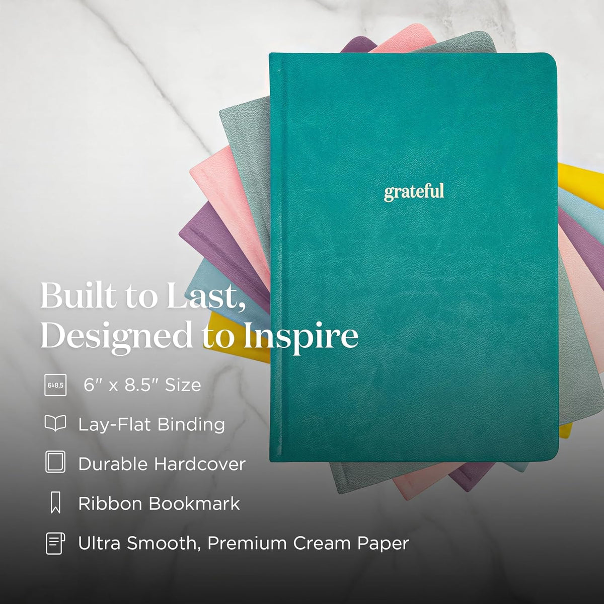 Ink+Volt Daily Gratitude Journal with Inspirational Quotes