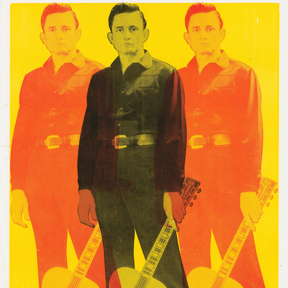 Triple Johnny Cash Poster