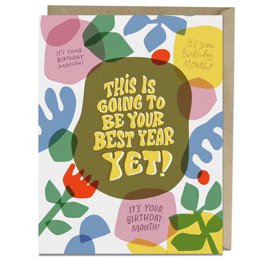 Best Year Yet Birthday Card