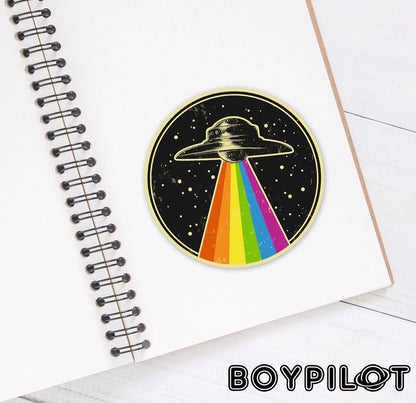 Queer UFO Sticker - 3" Circular