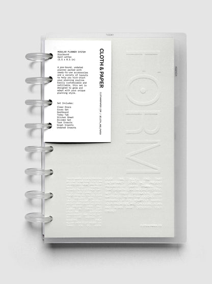Half Letter - FORMA Modular Planner System