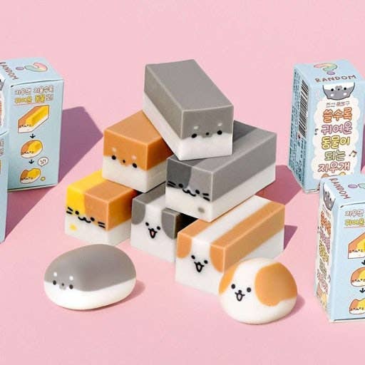 Magic Transform Animal Eraser, Blind Box