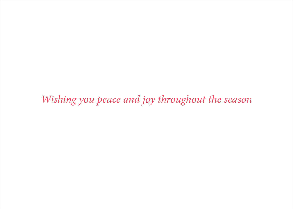 Wreath of Joy Deluxe Boxed Holiday Cards, detail