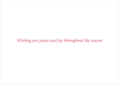 Wreath of Joy Deluxe Boxed Holiday Cards, detail