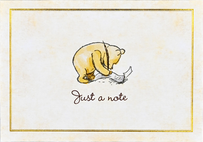 Winnie-the-Pooh Note Cards, front