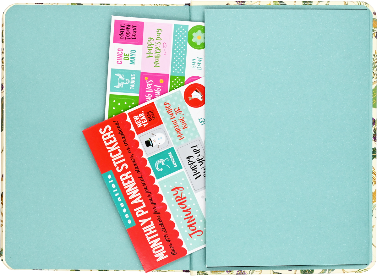 2027 Birds & Berries Weekly Planner, detail