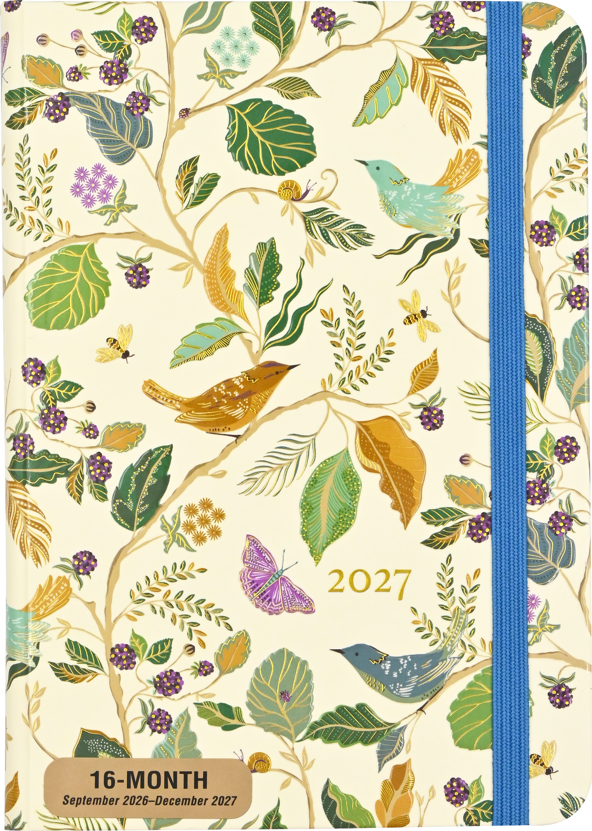 2027 Birds & Berries Weekly Planner, front