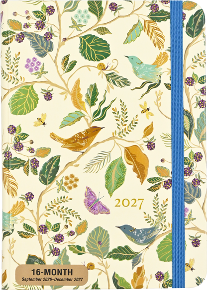 2027 Birds & Berries Weekly Planner, front