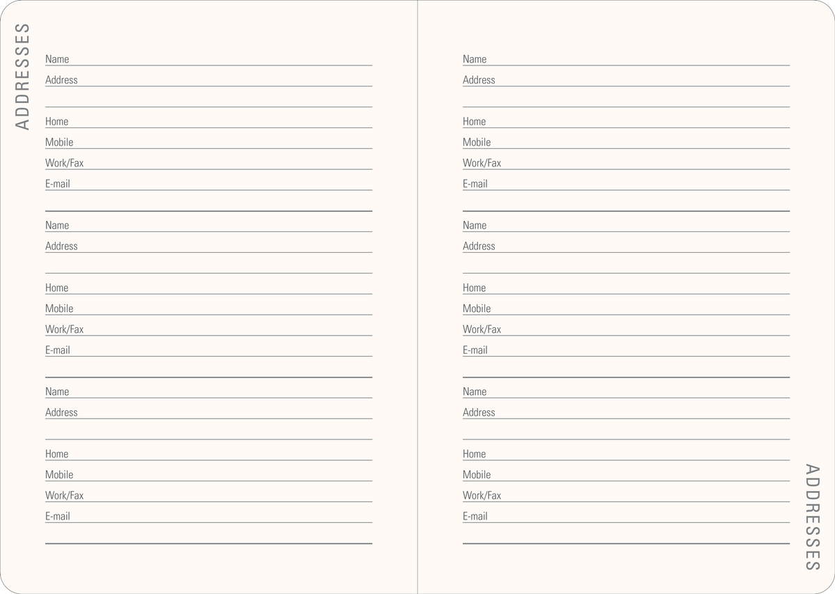 2027 Orange Fairy Weekly Planner, detail