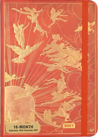 2027 Orange Fairy Weekly Planner, front