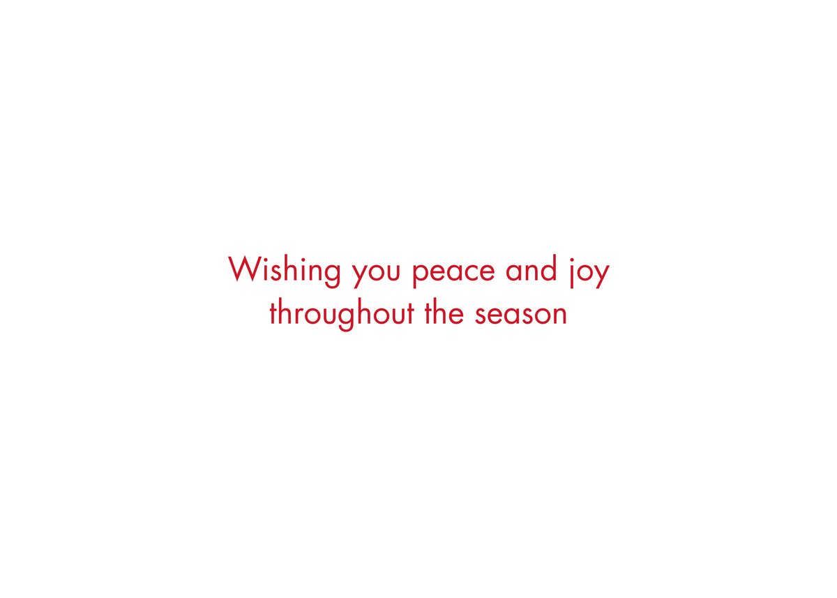 Gifts of the Season Deluxe Boxed Holiday Cards, detail