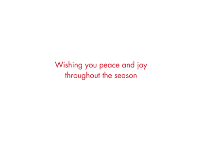 Gifts of the Season Deluxe Boxed Holiday Cards, detail