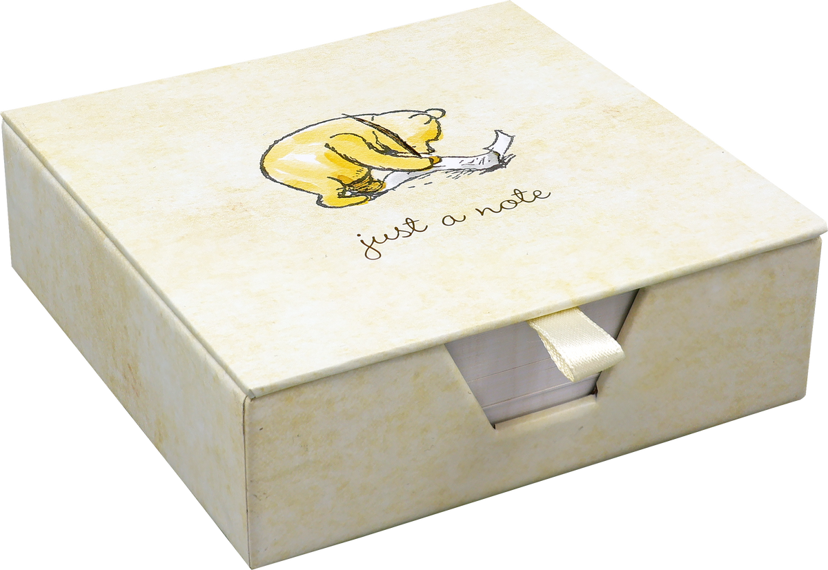 Winnie-the-Pooh Desk Notes, front