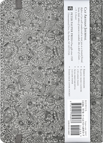 Artisan Cat Journal, back cover