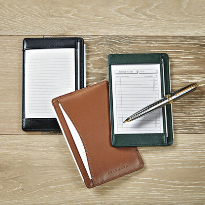 Levenger Pocket Briefcase, Leather 3x5 Note Card Holder