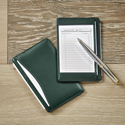 Levenger Pocket Briefcase, Leather 3x5 Note Card Holder