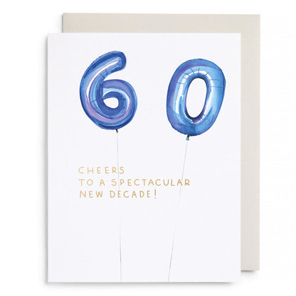 Helium 60 Birthday by E. Frances Paper, front