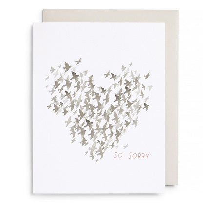 Starlings Sympathy Card by E. Frances Paper, front