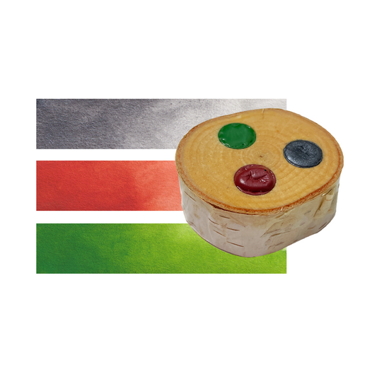 Beam Mini Paint 3 Set - 1/2" Pans in White Birch