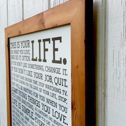Signed Holstee Manifesto Poster