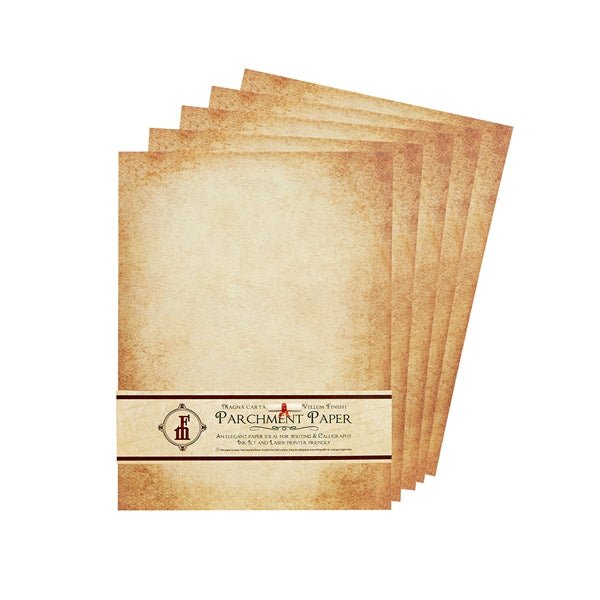 Nostalgic Impressions Aged Parchment Stationery Paper, 8.5 x 11, 20 Sheets, Printer Friendly