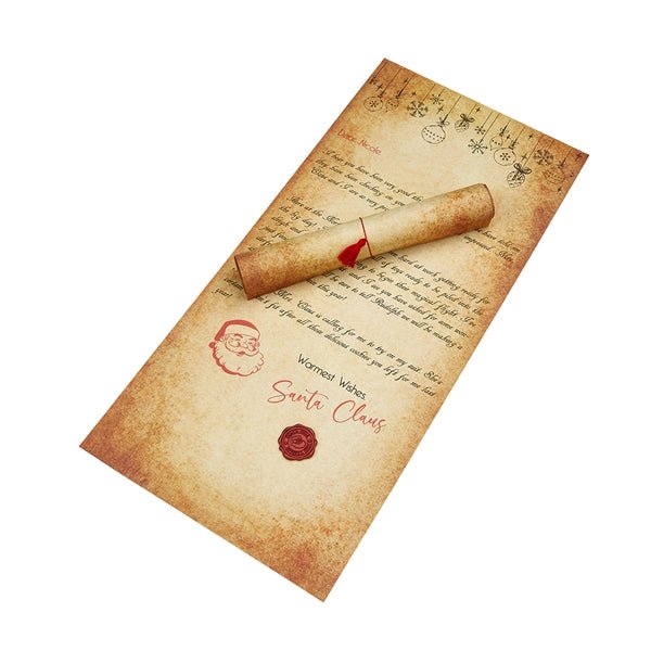Aged Parchment Scroll Paper - 8" x 18" - Printed Antique Texture - 6 Pack - Printer Friendly